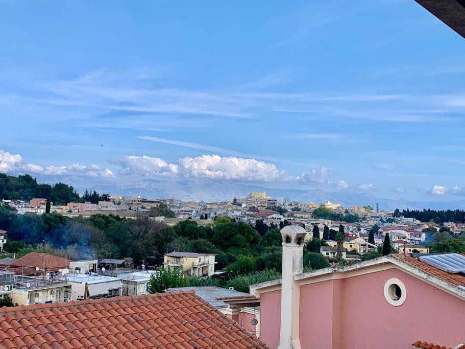 Panoramic Penthouse Corfu Town With Amazing Views Apartment Exterior photo